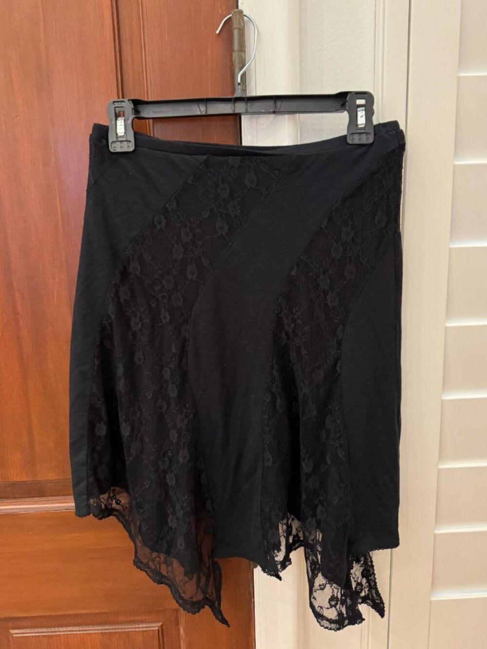 Free People Black Lace Skirt.